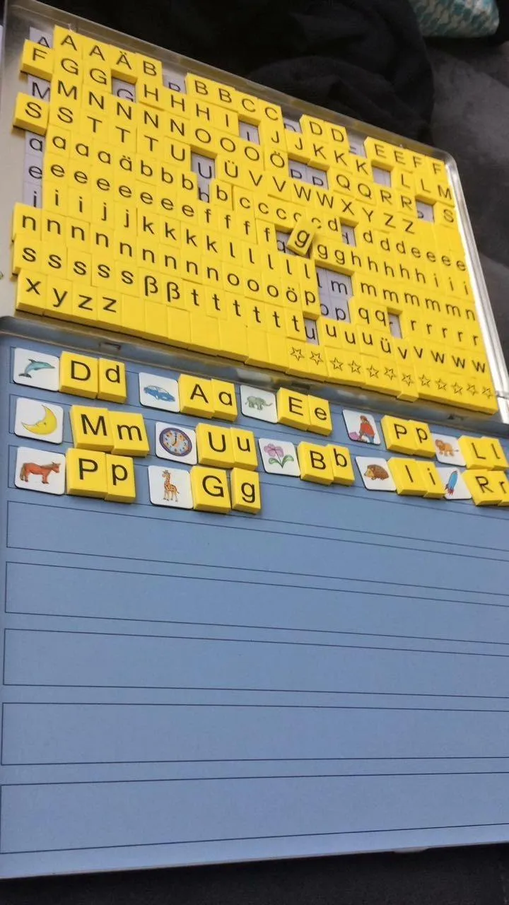 Betzold Lese-Magnetbox 213 Magnetbuchstaben Sprachförderung