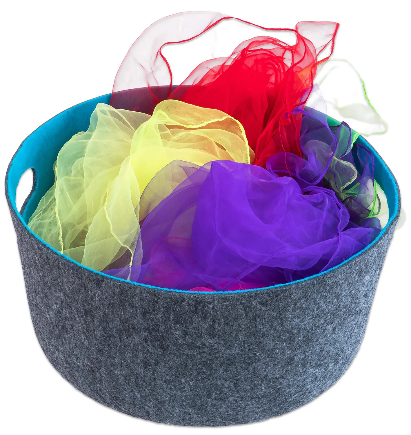 Betzold Filzkorb türkis Aufbewahrungskorb 38 cm