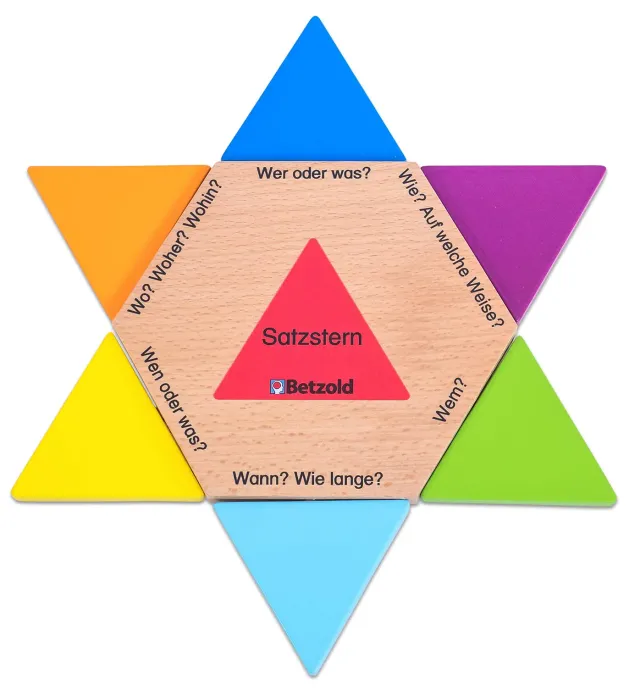 Betzold Satzstern Holz Grammatik-Lehrmittel ab 2. Klasse