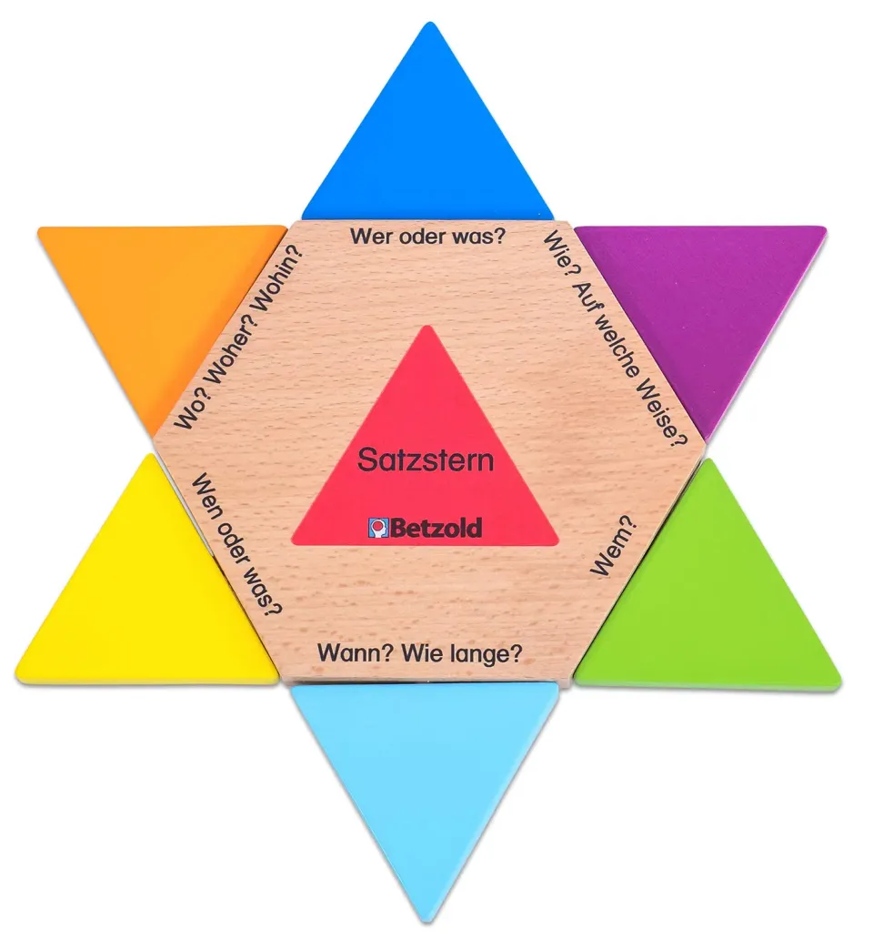 Betzold Satzstern Holz Grammatik-Lehrmittel ab 2. Klasse