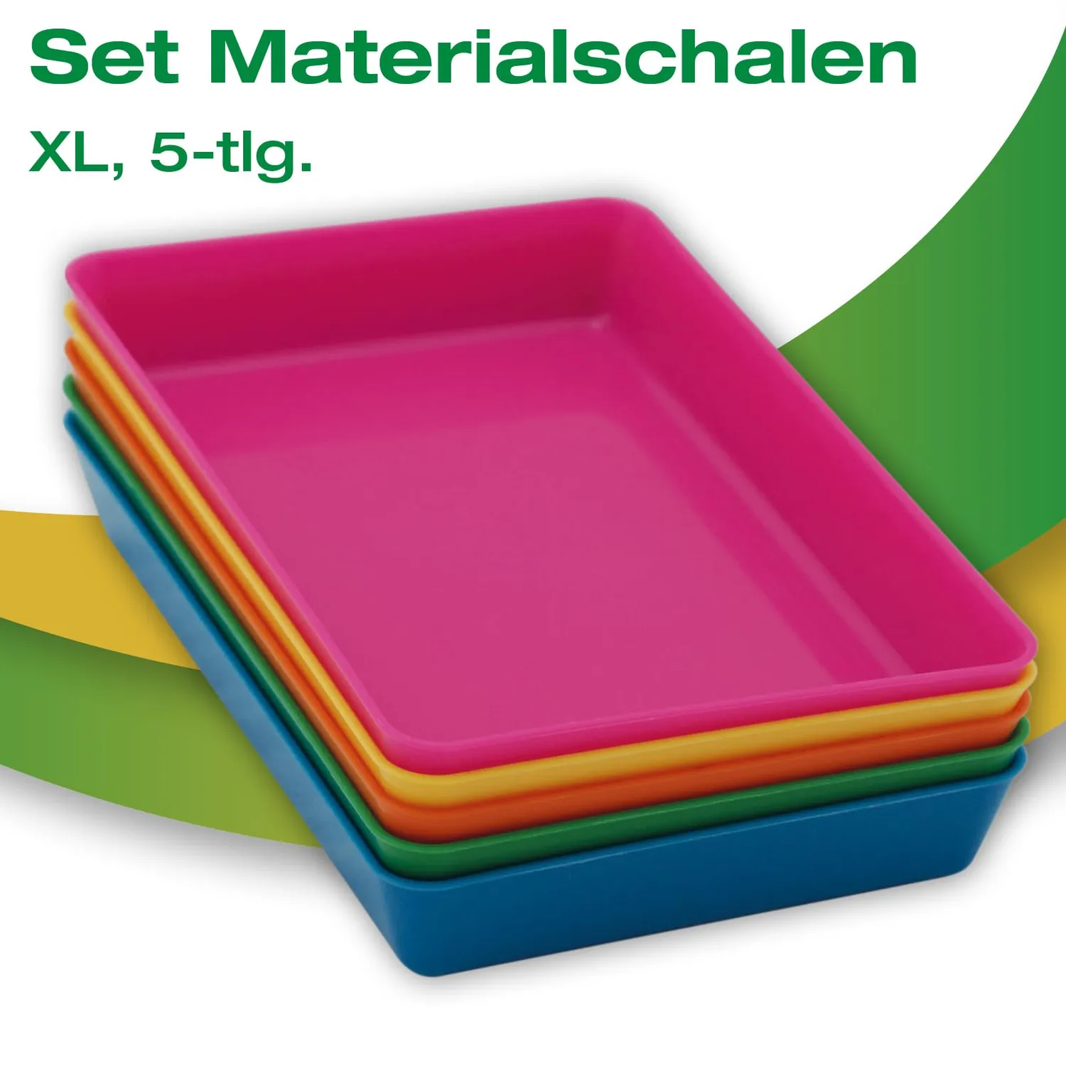 TimeTEX Materialschalen Set XL Sortierschalen PP