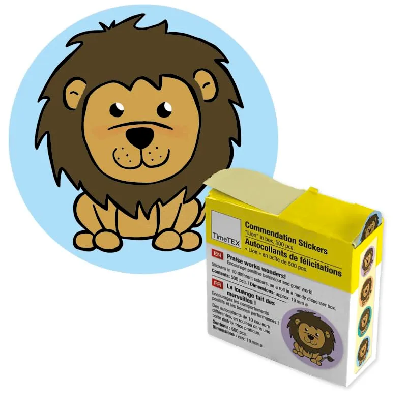 TimeTEX Belobigungs-Aufkleber in Spenderbox