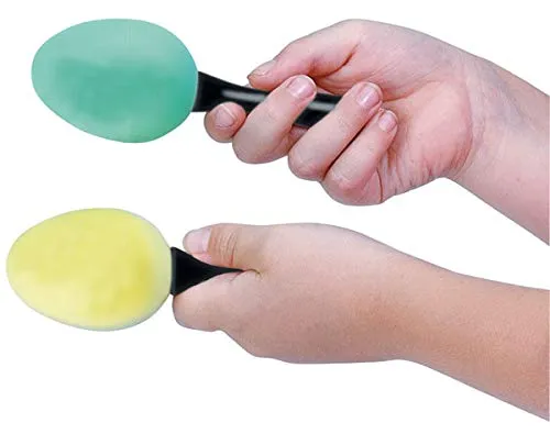 Betzold Schütteleier-Maracas mit Griff Rasseln 2er-Set