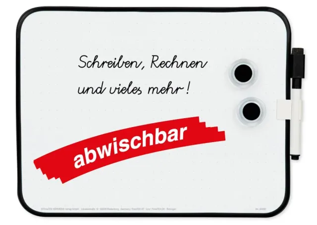 TimeTEX A4-Plus Whiteboard 4-tlg. doppelseitig mit Punktraster