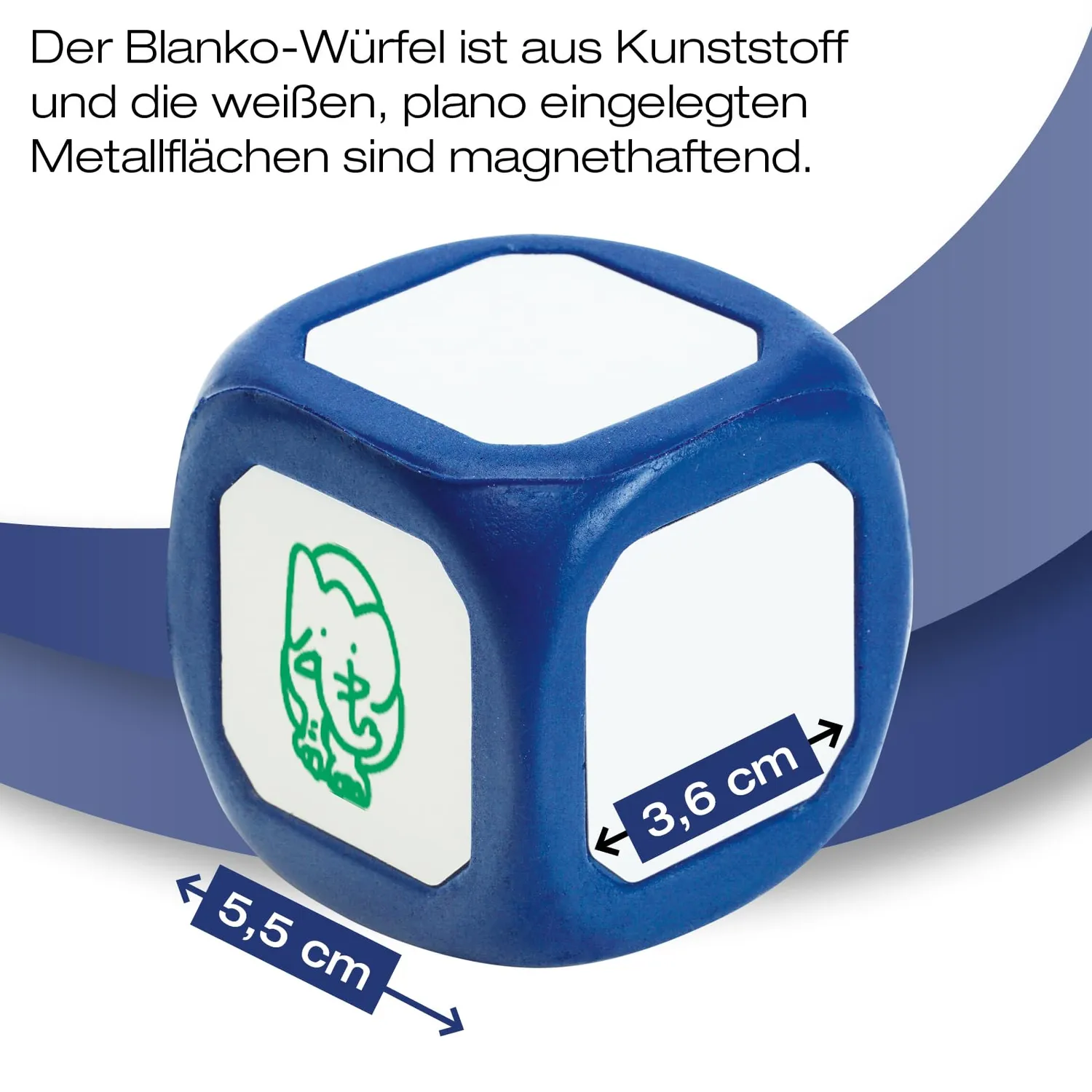 TimeTEX Blanko-Würfel beschreibbar