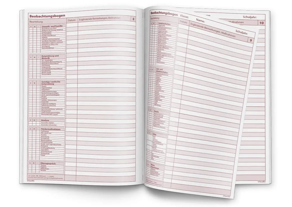 TimeTEX Schüler-Integration 10773 A4-Heft für Inklusion