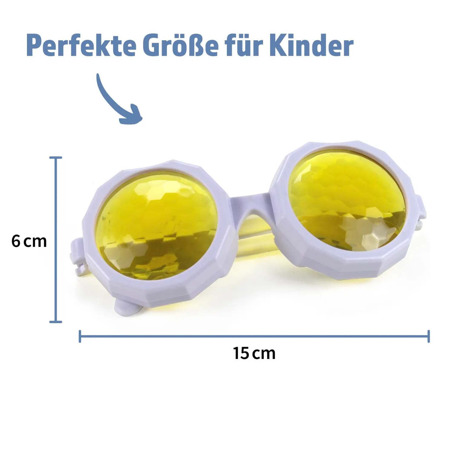 TimeTEX Facettenlinsen-Brille Insektenbrille mit AHA-Effekt
