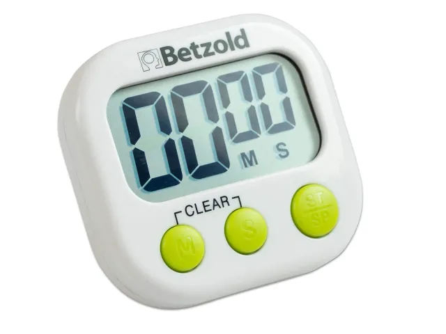 Betzold Timello Zeitdauer-Uhr Timer digital magnetisch