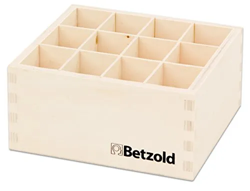 Betzold Stiftehalter Holz Schreibtisch-Organizer 12 Fächer
