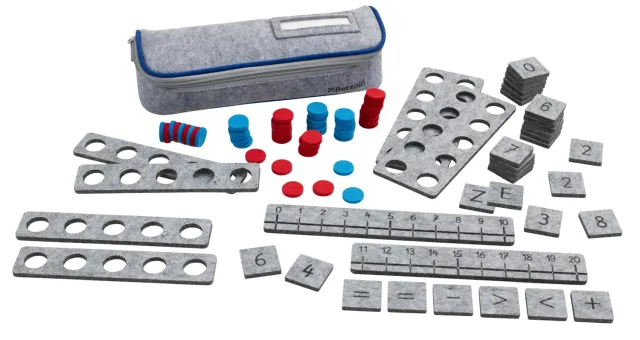 Betzold Rechenmäppchen Filz-Etui mit Innentasche