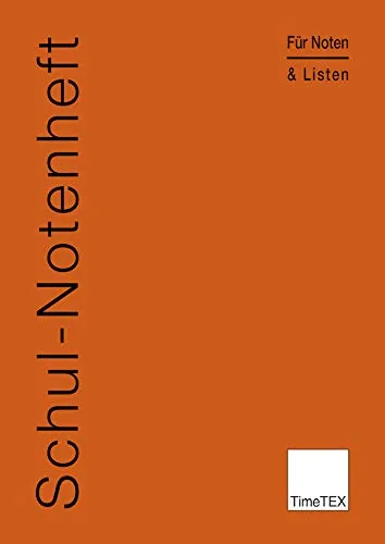 TimeTEX Schul-Notenheft Heft