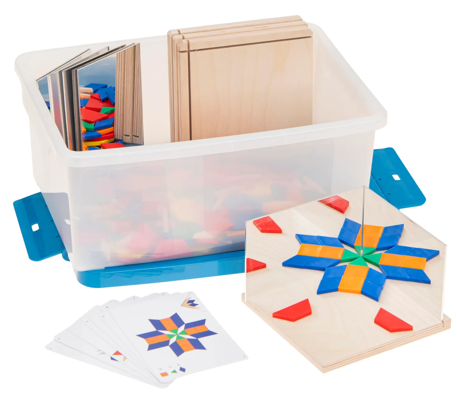 Betzold Eckspiegel Geometrie-Lernspiel Set 4 Spiegel 250 Teile