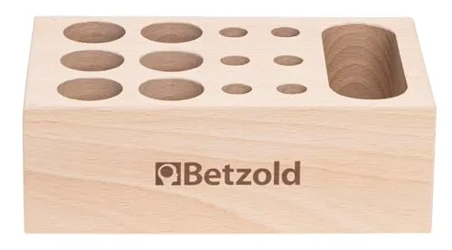 Betzold Holzaufsteller Stiftehalter für Stifte, Kleber und Scheren