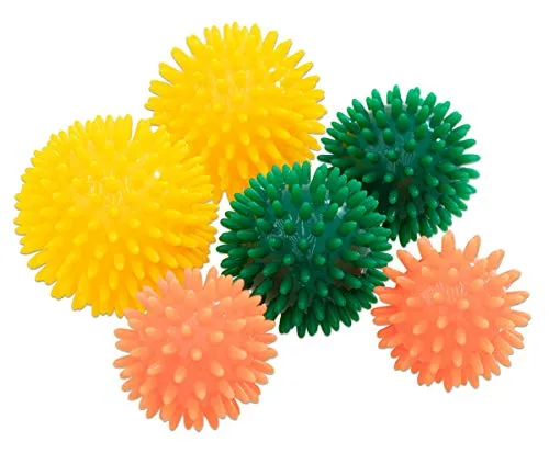 Betzold Igelbälle-Set Massagebälle 6 Stück 3 Größen