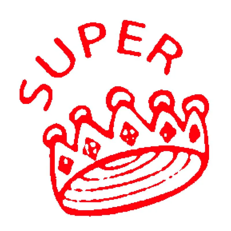 TimeTEX Siebdruck-Stempel Krone SUPER Motivstempel