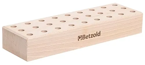 Betzold Pinselhalter Scherenständer Holz 27 Bohrungen