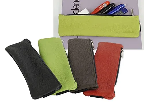 TimeTEX Aufspann-Stiftmäppchen Büffelleder für A4 A5