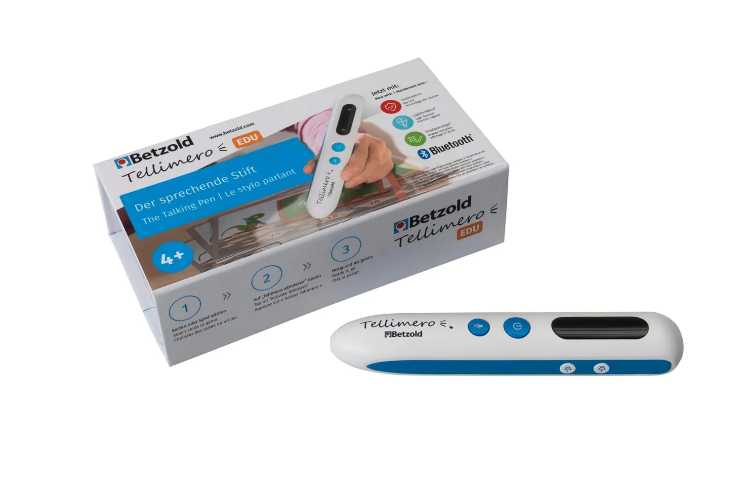 Tellimero EDU Starterset Sprache Lernstift mit Kartensets