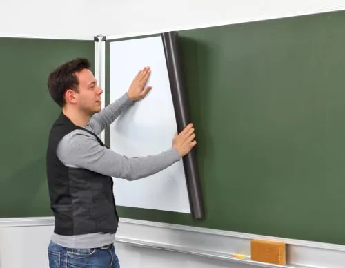 Betzold Magnetische Leinwand-Folie Projektionsfläche 90x125cm