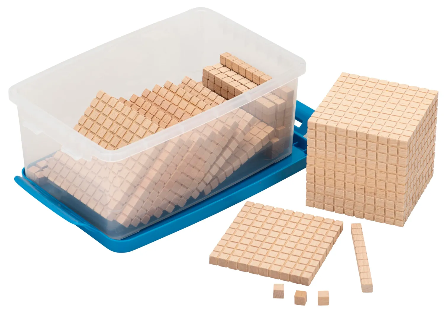 Betzold Dienes Zehnersystem-Satz Holz Dezimalsystem