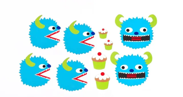 Betzold Größer-kleiner Monster Lernspiel magnetisch
