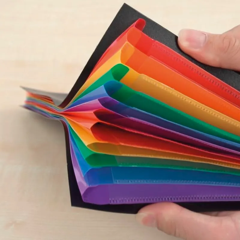 TimeTEX Tisch-Fächermappe A4 12 Fächer Ordnungsmappe