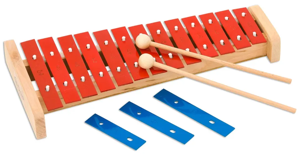 Betzold Musik Alt-Glockenspiel mit 16 Klangplatten farbcodiert