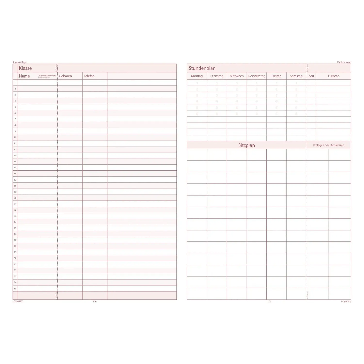 TimeTEX Completo Referendariats-Planer 10573 A4-Plus 18 Monate