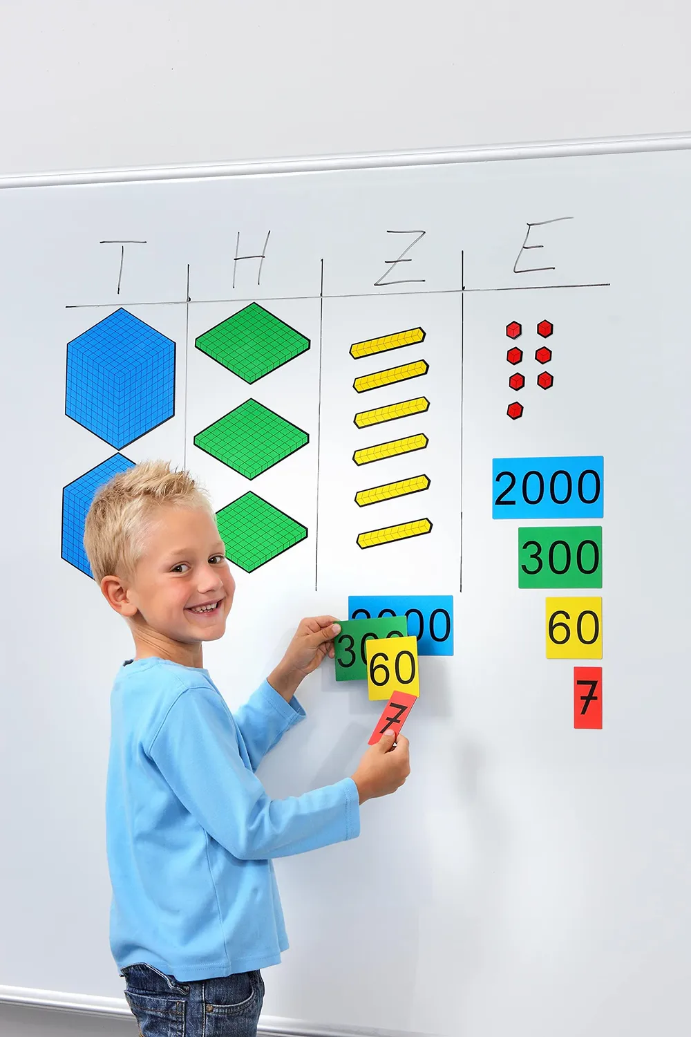 Betzold 87937 Stellenwertkarten magnetisch 40-teilig