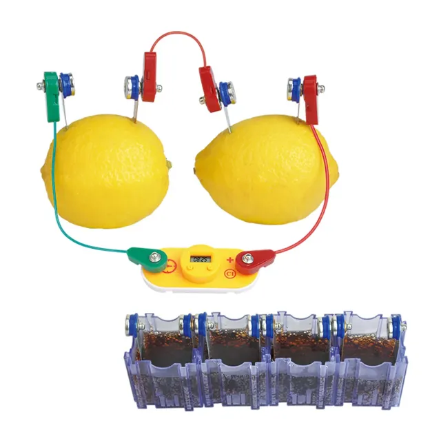 Hagemann Zitronen-Batterie Experimentierset 19-teilig LED Uhr