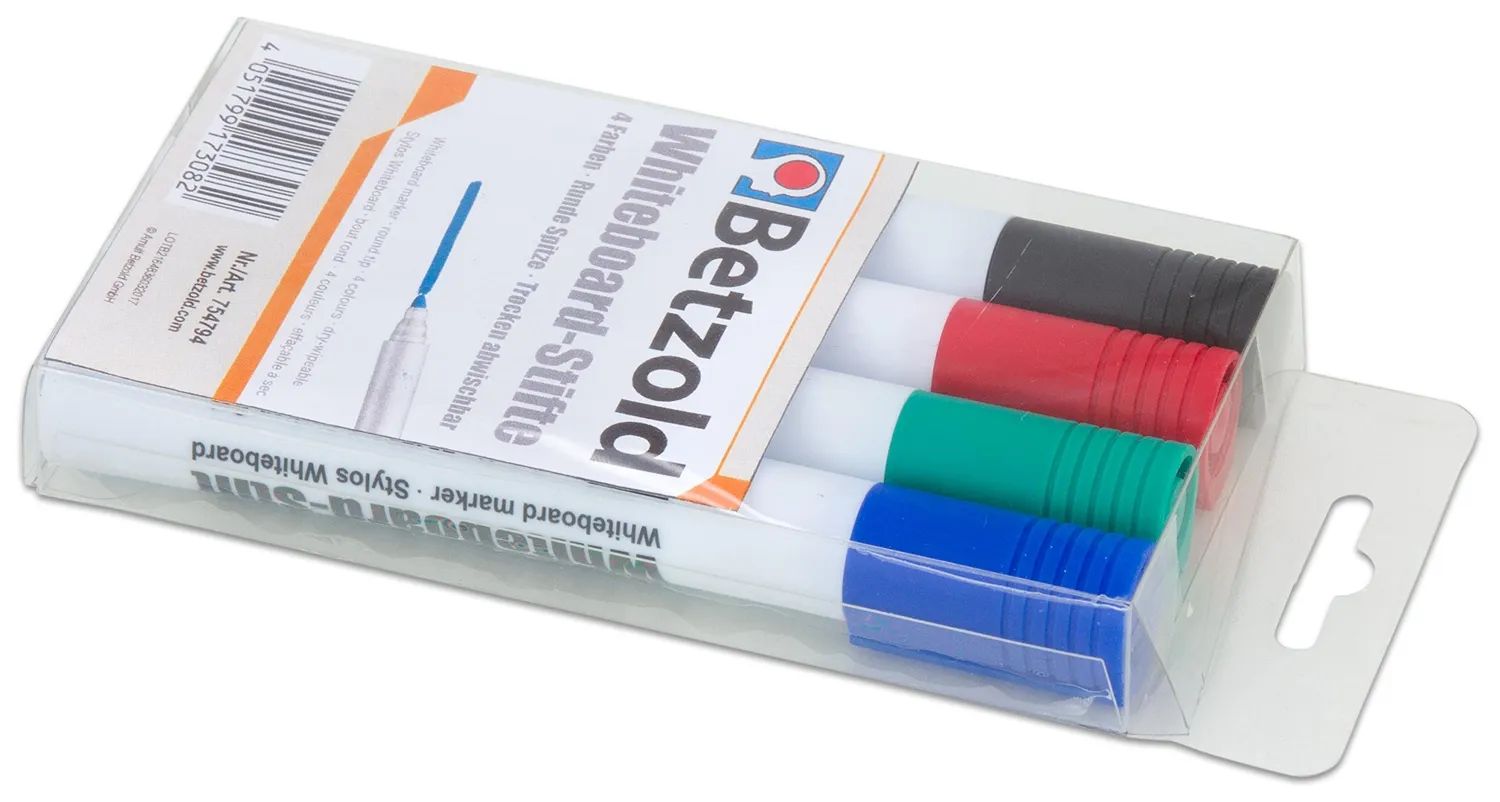 Betzold Whiteboard-Marker Stifte 8 Stück trocken abwischbar