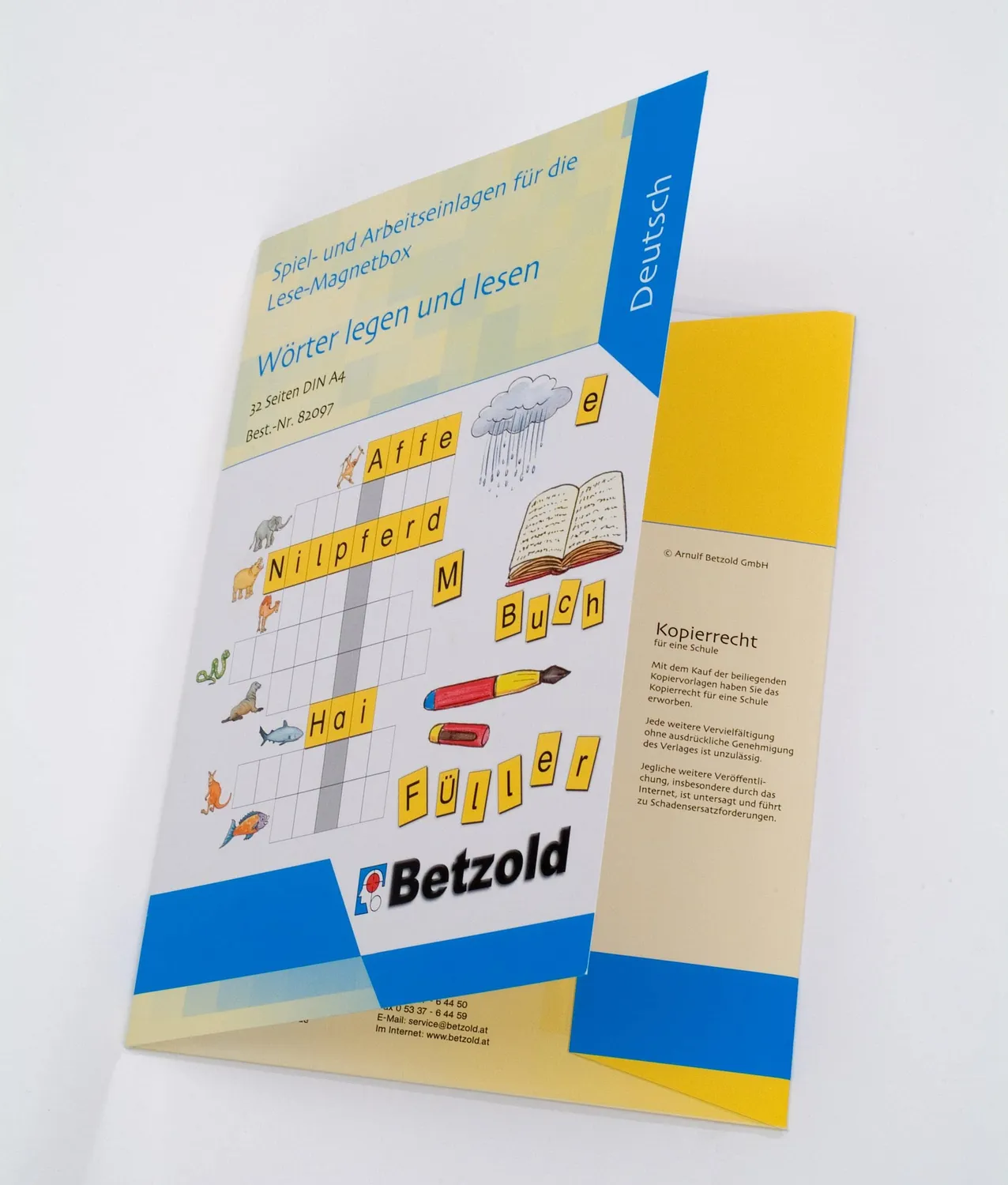 Betzold Lese-Magnetbox 213 Magnetbuchstaben Sprachförderung