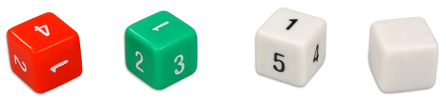 Betzold 82054 Würfelkoffer 162 Würfel im Koffer bunt