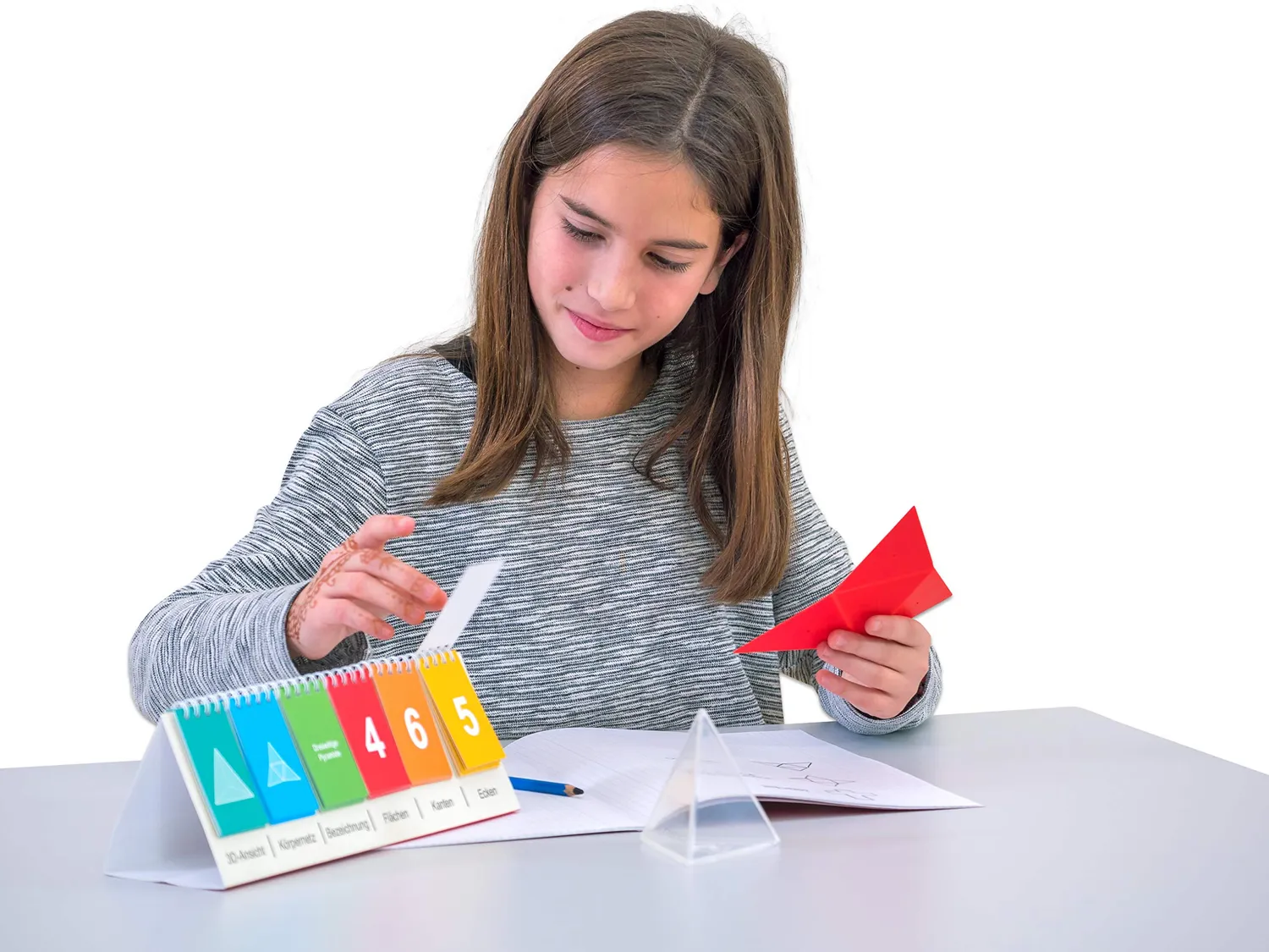 Betzold Geometrie-Körper-Flip geometrische Körper 12-teilig Karton