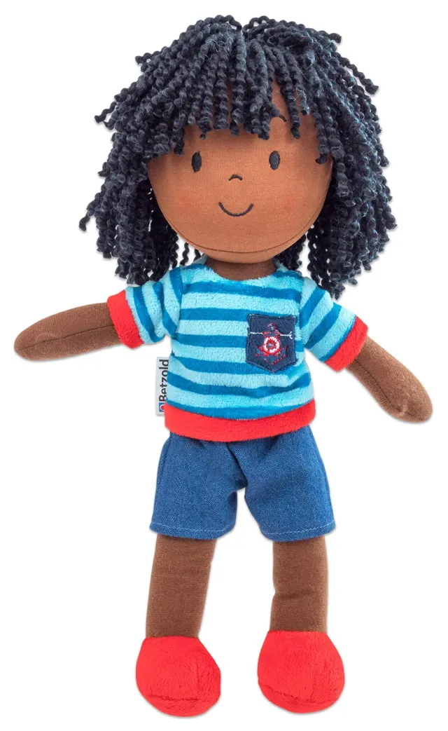 Betzold Stoffpuppe Pablo Kuschelpuppe 30 cm waschbar