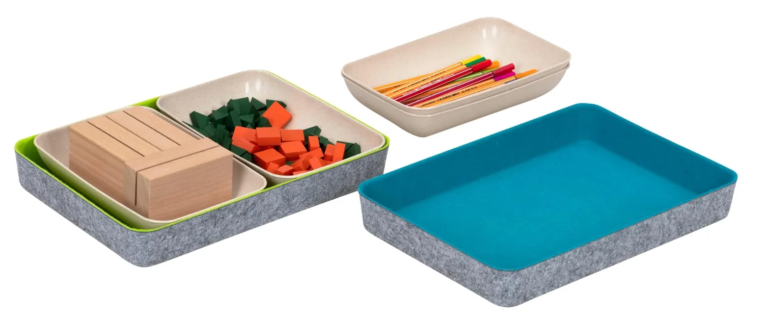 Betzold Filzschalen Materialschalen Set 6-teilig Ordnung