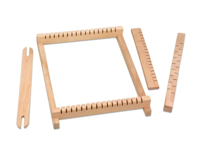 Betzold Schul-Webrahmen Buchenholz 10er-Set 14 cm