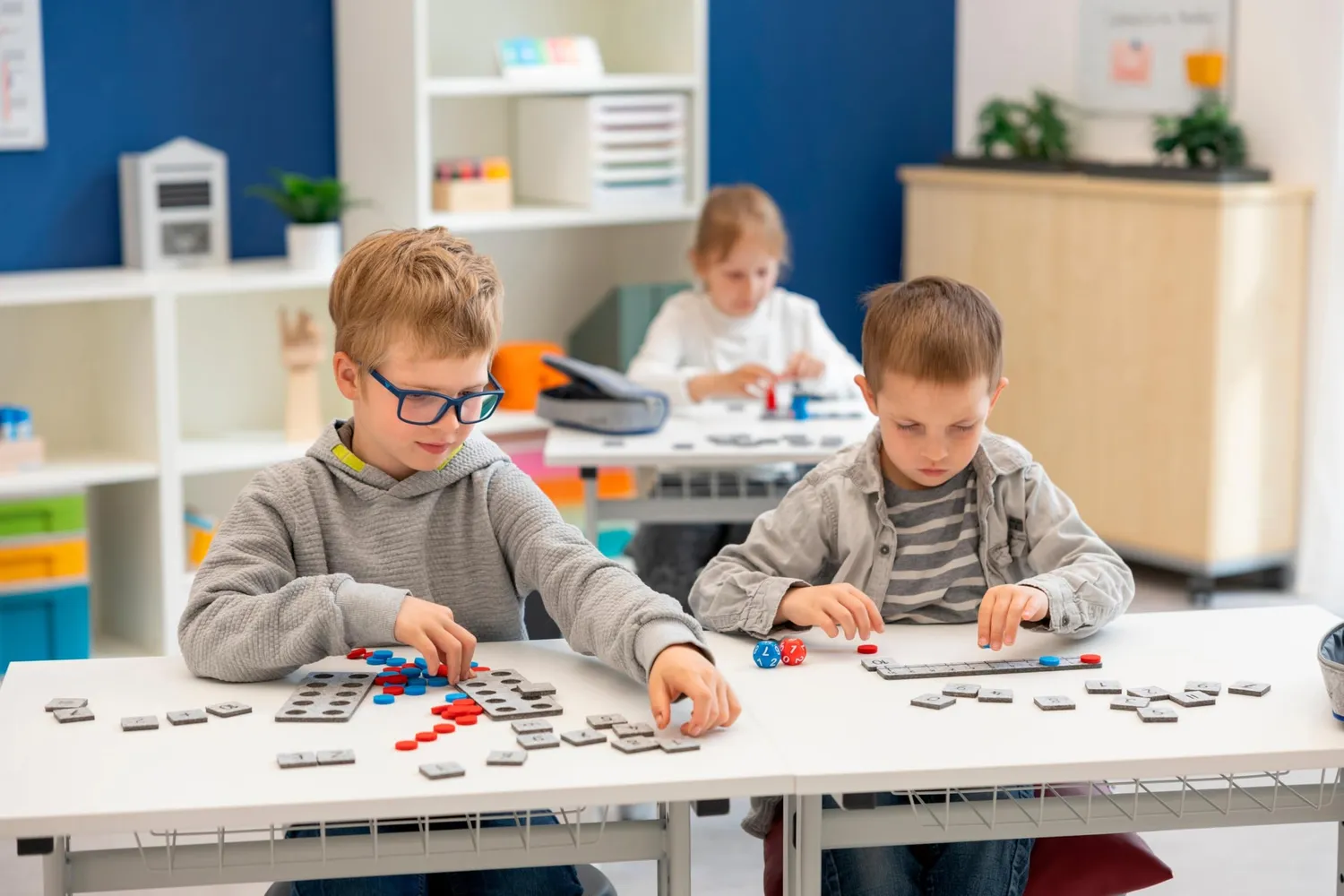 Betzold Rechenmäppchen Filz-Etui mit Innentasche