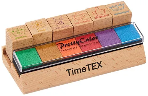 TimeTEX Lehrer-Stempel Motivation Holz