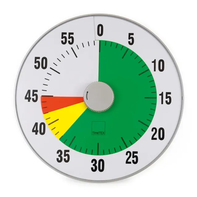 TimeTEX Zeitdauer-Uhr Timer Countdown lautlos