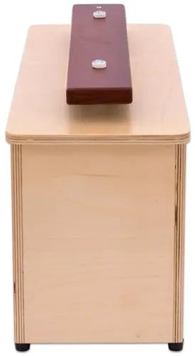 Betzold Kontrabass-Klangbausteine mit Klangkanal Hartholz