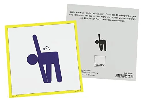 TimeTEX Bewegtes Lernen Aktivitäts-Karten 20er farbig 92143