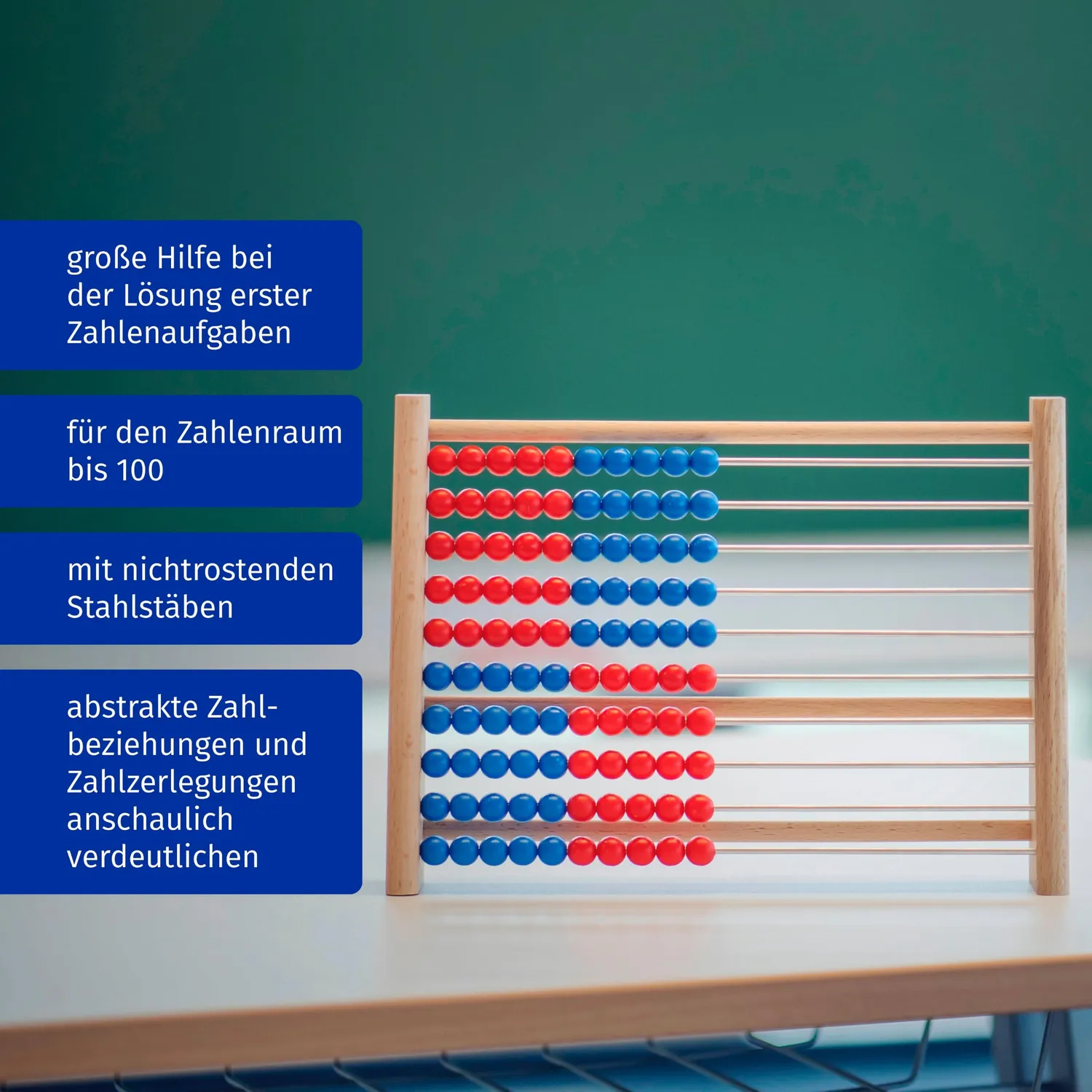 Betzold Holz-Rechenschieber 100 Abakus