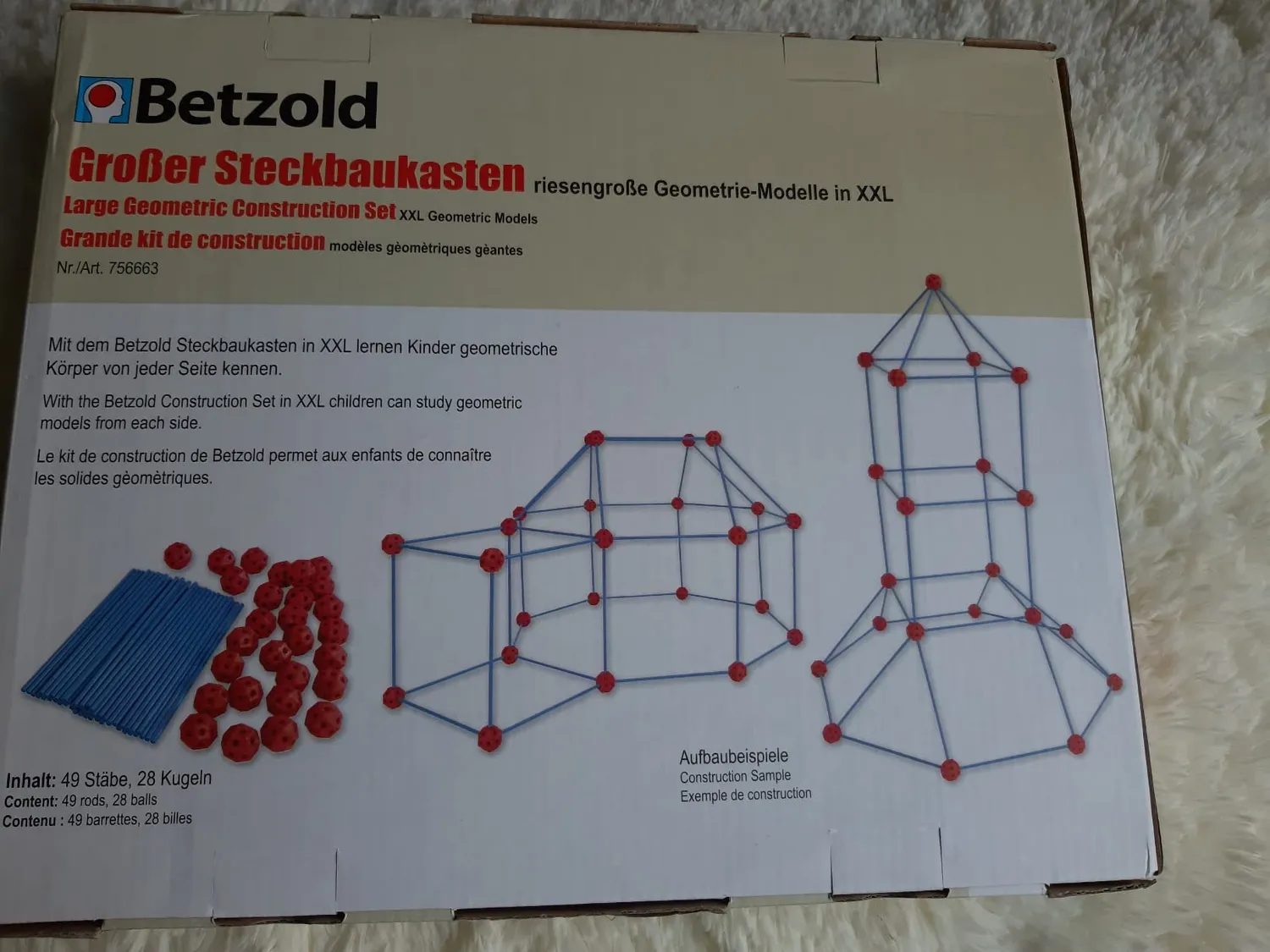 Betzold XXL-Steckbaukasten geometrische Formen Lehrmittel