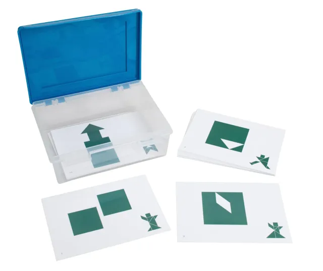 Betzold Tangram-Karten 24 Karten mit Lösungen