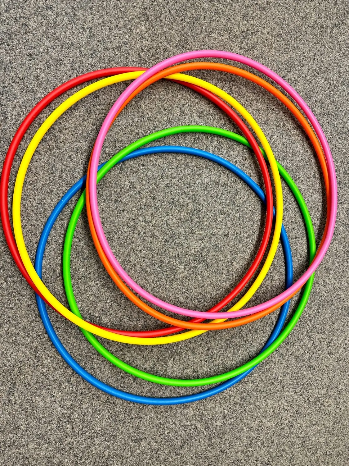 Betzold Gymnastik-Reifen Regenbogen-Set