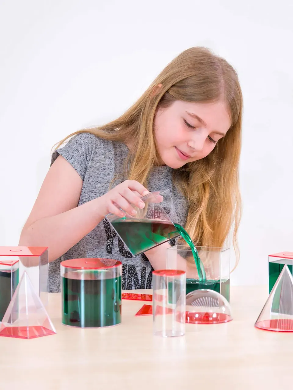 Betzold Geometrie-Körper Füllkörper-Set 17-teilig Plexiglas