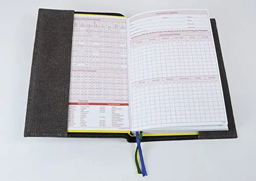 TimeTEX Canvas Kalenderhülle 30896 Schutzumschlag Leinen
