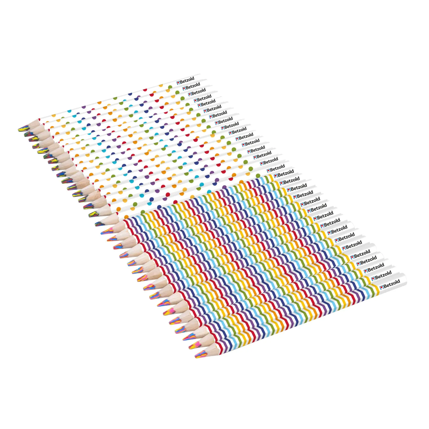 Betzold Regenbogen-Stifte Buntstifte 32er Sechskant Holz