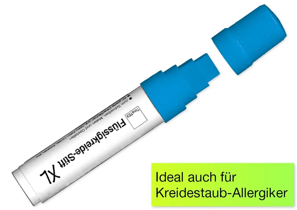 TimeTEX Flüssigkreide-Stift Kreidemarker Keilspitze